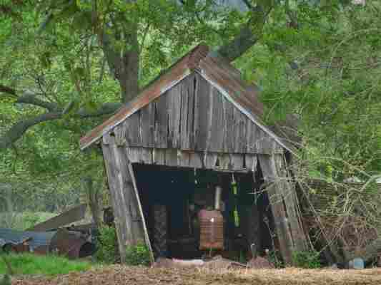 Damaged Shed Removal